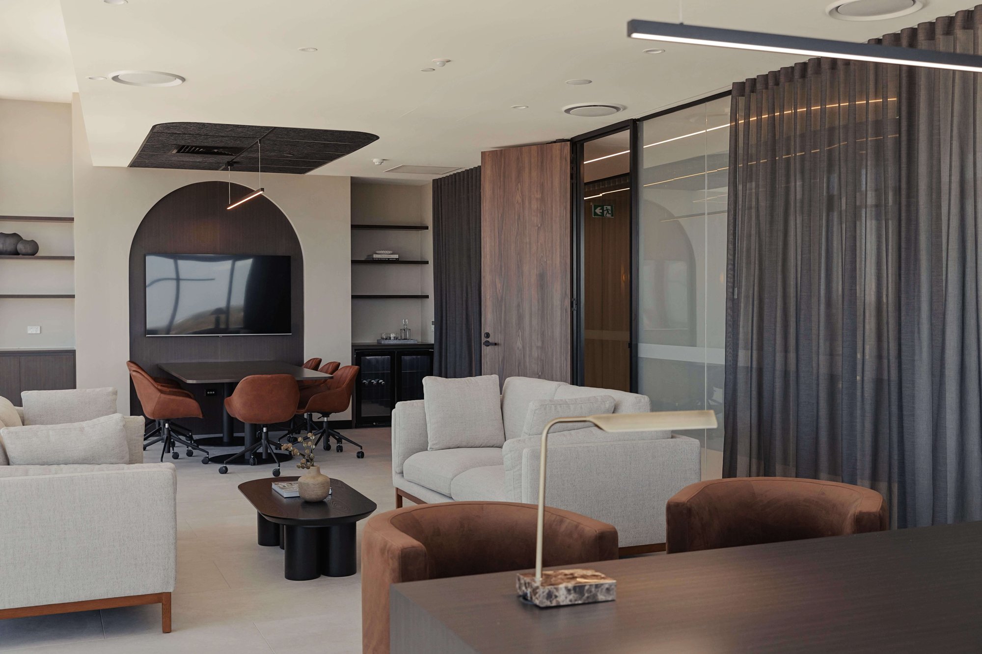 ceo office with varying furniture and lounge suites
