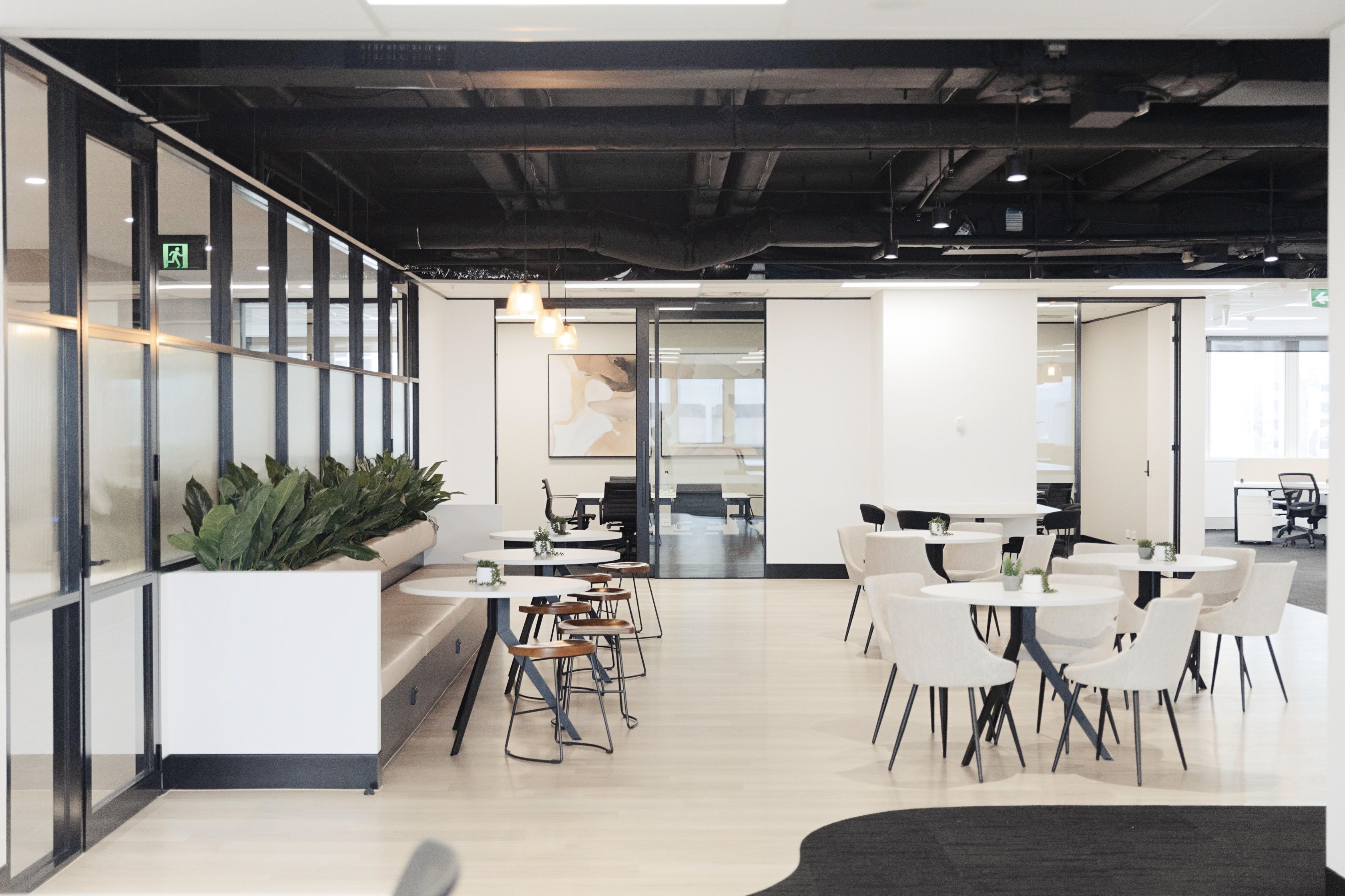 breakoutspace with white furniture