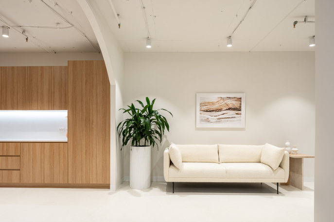 Waiting area in Sydney Spec Suite Design